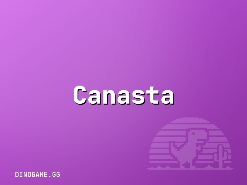 Canasta — play free on Dinogame