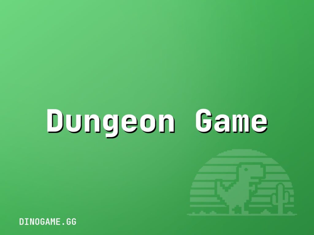 Dungeon Game — play free on Dinogame