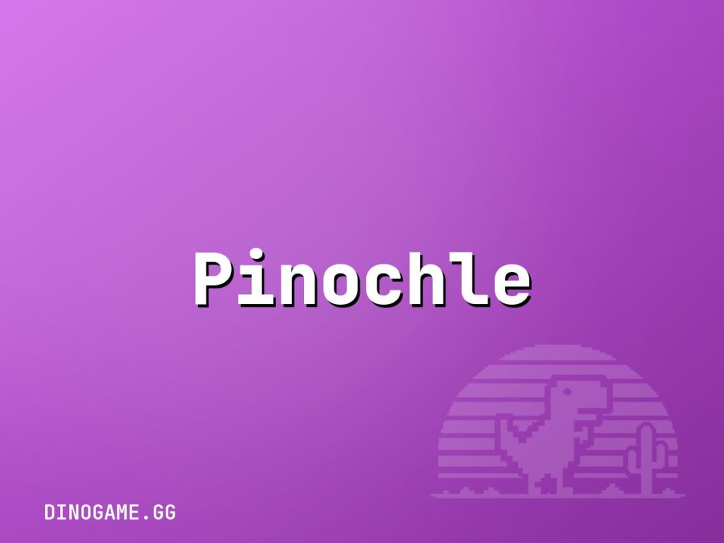 Pinochle — play free on Dinogame
