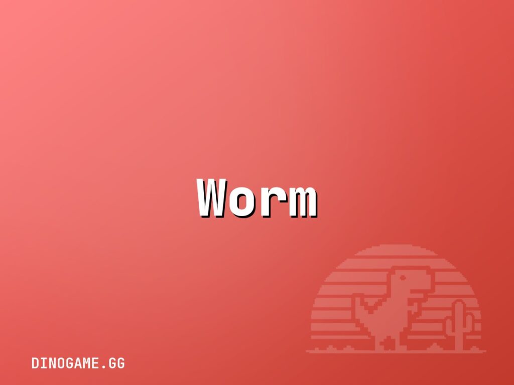 Worm — play free on Dinogame
